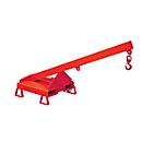 Bras de levage pour chariot élévateur, LA 25 - 1,0, rouge RAL 3000