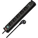 Brennenstuhl Bremounta 5 prises multiples, USB-C, disposition à 90°, 3m de câble, noir