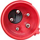 Brennenstuhl CEE Verlängerungskabel, 5-polig, mit Phasenwender, IP44, Gummi-Neopren, 400V/32A, für den Außenbereich, schwarz, 25 Meter 