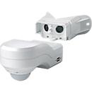 Brennenstuhl Infrarot-Bewegungsmelder PIR 240, 240° Erfassungswinkel, Eckmontage, Innen- und Außen, 12 m Reichweite, 230 V, IP44 spritzwassergeschützt, 230 V, L 220 x B 120 x H 80 mm, weiß