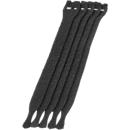 Bridas para cables, ancho 12 x largo 200 mm, negro, 10 piezas