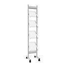 Brochure rack ecoline, 4 x DIN A4