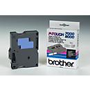 Brother lint beletteringssysteem TX-315, 6 mm breed, zwart/wit