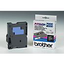 Brother Schriftbandkassette TX-315, 6 mm breit, schwarz/weiß