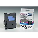 Brother Schriftbandkassette TX-355, 24 mm breit, schwarz/weiß