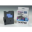 Brother Schriftbandkassette TX-551, 24 mm breit, blau/schwarz