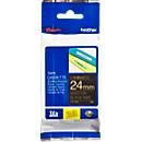Brother Schriftbandkassette TZe-354, 24 mm, schwarz/gold