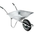 Brouette galvanisée , 100 litres, 13,5 kg, capacité de charge 250 kg