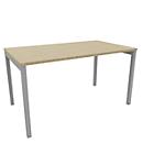 Bureau ARLON-OFFICE, L 1400 x P 800 x H 730 mm, décor chêne