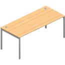 Bureau ARLON-OFFICE, l. 1800 x P 800 x H 730 mm, coloris hêtre