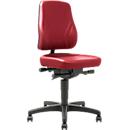 Bureaustoel All-In-One Trend 9633, met wielen, kunstleer, skai rood
