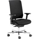Bureaustoel SSI Proline PREMIUM P2+ - 3D-synchroon mechanisme -stof - met armleuningen - zwart - Schäfer Shop Genius