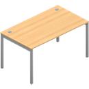 Bureautafel ARLON-OFFICE, B 1400 x D 800 x H 730 mm, beukenpatroon