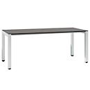 Bureautafel SOLUS PLAY, 4-poot, in hoogte verstelbaar, B 1600 x D 800 x H 720 - 820 mm, moeraseik