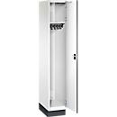 C+P Kast Cambio, 1 vak, met plint, B 300 x D 525 x H 1980 mm, verkeerswit/wit