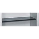 C + P Omnispace roller shutter cabinet, 3 OH, lockable, W 1200 x D 420 x H 1345 mm, steel, light gray/black gray