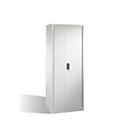C + P Omnispace roller shutter cabinet, 5 OH, lockable, W 800 x D 420 x H 1980 mm, steel/plastic, light gray