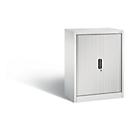 C + P Rollladenschrank Omnispace, 2 OH, abschliessbar, B 800 x T 420 x H 1030 mm, Stahl/Kunststoff, lichtgrau