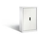 C + P Rollladenschrank Omnispace, 3 OH, abschließbar, B 800 x T 420 x H 1230 mm, Stahl/Kunststoff, verkehrsweiß