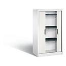 C + P Rollladenschrank Omnispace, 3 OH, abschließbar, B 800 x T 420 x H 1345 mm, Stahl/Kunststoff, verkehrsweiß