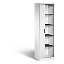 C + P Rollladenschrank Omnispace, 5 OH, abschließbar, B 600 x T 420 x H 1980 mm, Stahl/Kunststoff, verkehrsweiß
