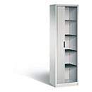 C + P Rollladenschrank Omnispace, 5 OH, abschließbar, B 600 x T 420 x H 1980 mm, Stahl, lichtgrau