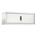 C + P Rollladenschrank Omnispace, abschließbar, B 1200 x T 420 x H 450 mm, Stahl/Kunststoff, verkehrsweiß