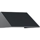 C+P Schrägdachaufsatz, für Spindbreite 400 mm, schwarzgrau