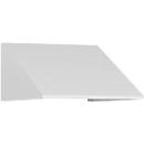C+P Schrägdachaufsatz, für Spindbreite 400 mm, verkehrsweiß