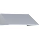 C+P schuin dak, voor kastbreedte 600 mm, blank aluminium