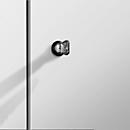 C+P Z-Spind Cambio, 1 Abteil, auf Füßen, B 400 x T 525 x H 1980 mm, verkehrsweiß/Sen Esche‑Dekor