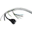 Cable spiral hose, transparent