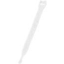 Cable ties, W 12 x L 200 mm, white, 10 pieces