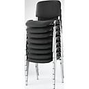 Cadeira empilhável ISO BASIC, 8 peças