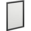 Cadre à insert DURABLE, format A3 (portrait/paysage), pliable, en aluminium et PVC/PS, noir