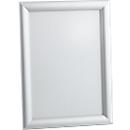 Cadre alu pliable, DIN A4, en onglet, avec film anti-reflet, argenté, L 240 x P 25 x H 327 mm