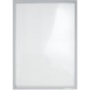 Cadre magnétique - PET - pour documents A4 - résistant aux UV - gris - 4 pièces - notre marque Schäfer Shop Select 