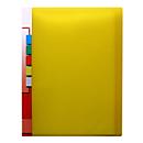Cahier à pochettes plastiques Easy, A4, KolmaFlex, 20 pochettes, jaune