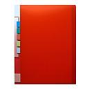 Cahier à pochettes plastiques Easy, A4, KolmaFlex, 20 pochettes, rouge