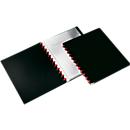 Cahier à pochettes plastiques Easy DURABLE, pour format A4, 20 pochettes coin, 2 p., noir