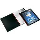 Cahier à pochettes plastiques Easy Plus DURABLE, pour format A4, 20 pochettes coin, 2 p., noir