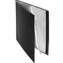 Cahier à pochettes plastiques PP FolderSys, pour format A4, 10 pochettes coin, noir