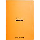 Cahier de notes Rhodia, 48 feuilles, DIN A4, 80g/m², certifié PEFC®, couverture souple, pointillé, orange