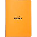Cahier de notes Rhodia, 48 feuilles, DIN A5, 80g/m², certifié PEFC®, couverture souple, quadrillé, orange