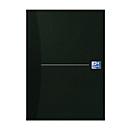 Cahier Office Oxford, relié, format A4, 96 pages quadrillées, lot de 5, noir