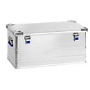 Caisse de transport Alutec INDUSTRY 92, aluminium, 92 l, L 780 x l 385 x H 379 mm, avec coins de gerbage, couvercle stable