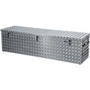 Caisse de transport Alutec, tôle d'aluminium à damier avec amortisseurs à gaz, 470 L