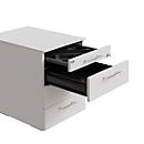 Caisson mobile SOLUS PLAY, 1 + 3 tiroirs, avec poignée, l. 430 x P 600 x H 562 mm, blanc