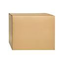 Caixas de cartão canelado dobráveis, canelado duplo, 600 x 600 x 500 mm