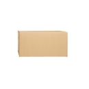 Caixas de cartão canelado dobráveis, canelado simples, 485 x 285 x 235 mm